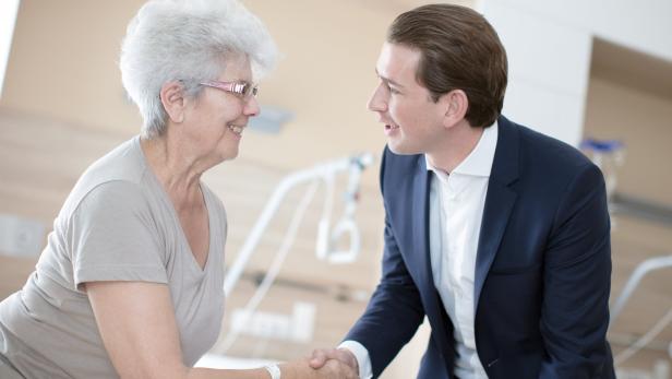 Kurz will auch keinen Pflege-Regress – aber auch keine neuen Steuern