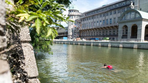 Gegen Pendlerstress: Münchner schwimmt zur Arbeit