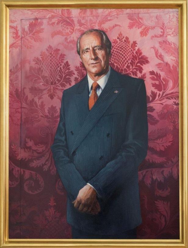 Selten gesehen: Die Porträts der Bundespräsidenten der 2. Republik.