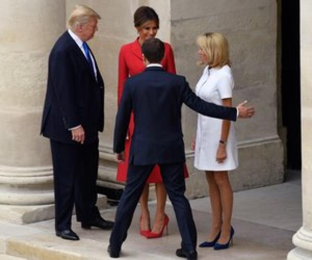 Trump zu Brigitte Macron: "Sie haben sich so gut gehalten"