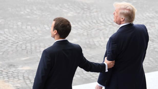 Macron zelebriert 14. Juli mit Trump und Parade