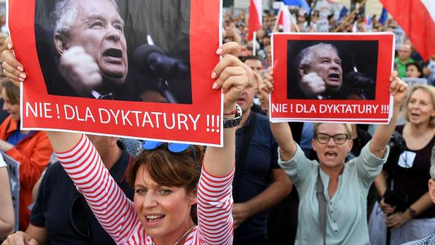 Proteste gegen die polnische Regierung