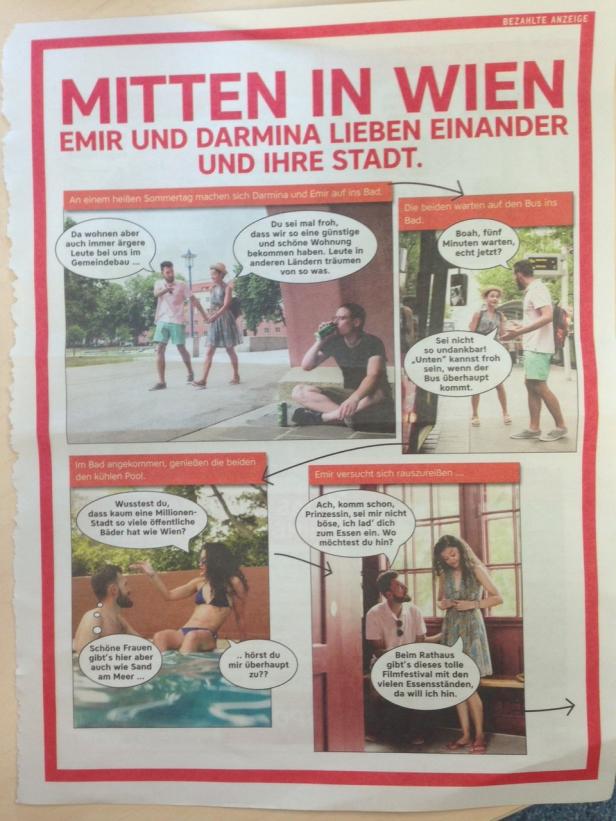 SPÖ inszeniert Häupl als Foto-Love-Story