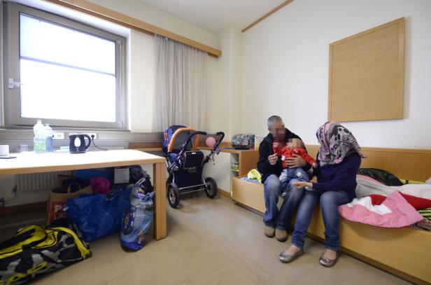 Bilder: Flüchtlingsquartier in Erdberg