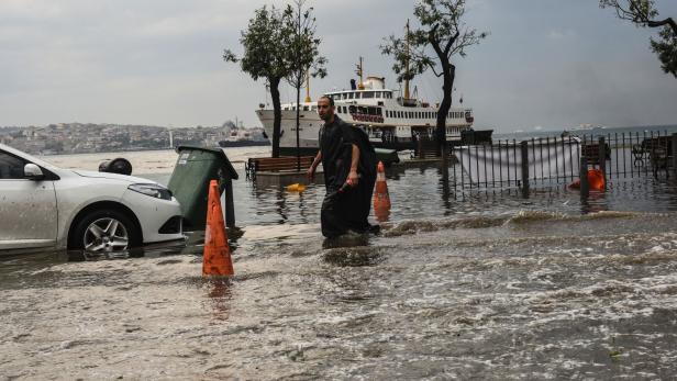 Heftige Unwetter in Istanbul