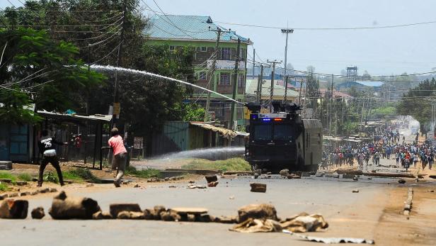 Erste Unruhen nach Wahl in Kenia