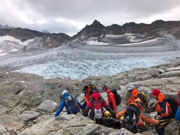 Föhnsturm: Bergsteiger mussten stundenlang auf Rettung warten