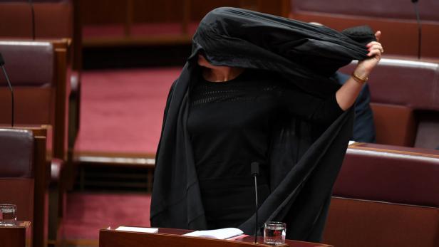 Australische Politikerin: mit Burka ins Parlament