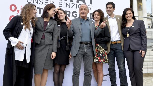 Pilz präsentiert einziges Wahlplakat: Ohne Foto