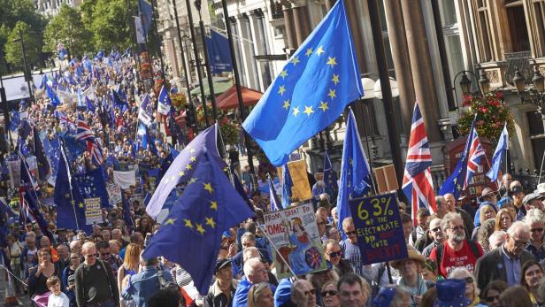 London: Zehntausende demonstrierten gegen den Brexit