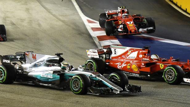 Vettel out: Hamilton nach Singapur-Sieg vor Titel