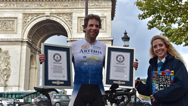 Rekord: Mit dem Fahrrad in 79 Tagen um die Welt