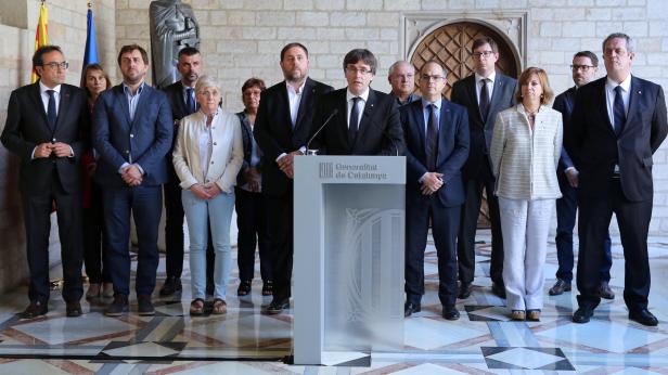 Katalonische Regierung: Mindestens zwölf Festnahmen