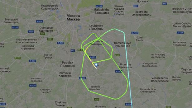 Emirates-A380 entging in Moskau einem Unfall