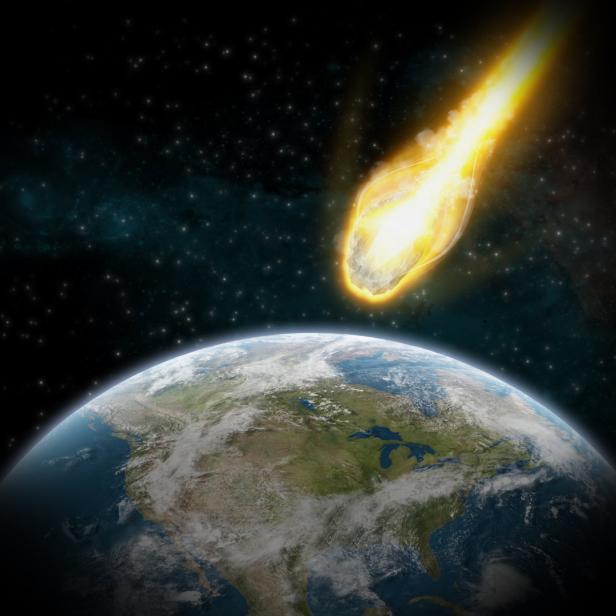 Asteroid schrammt an der Erde vorbei