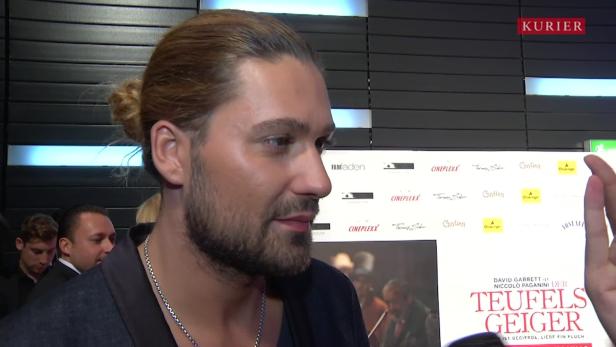 David Garrett bei der Premiere des Films „Der Teufelsgeiger“.