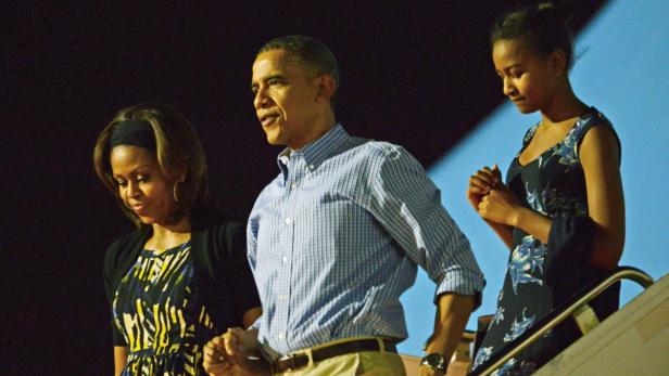 Die Obamas: Xmas auf Hawaii