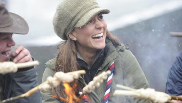 Kate wurde zur Pfadfinderin