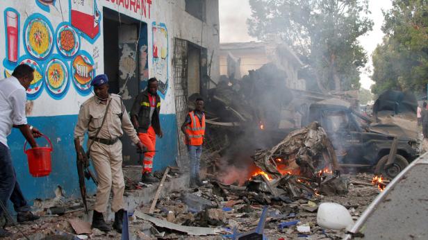 Doppelanschlag in Mogadischu: Mindestens drei Tote