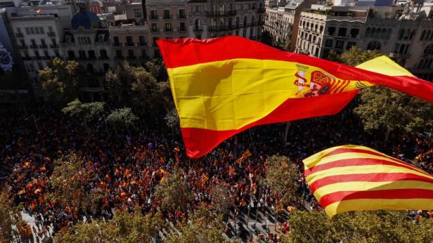 Hunderttausende gegen Abspaltung: "Katalonien - das sind wir alle"