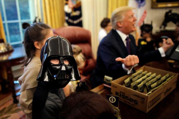 Halloween: Donald Trump jagt Kindern Angst ein