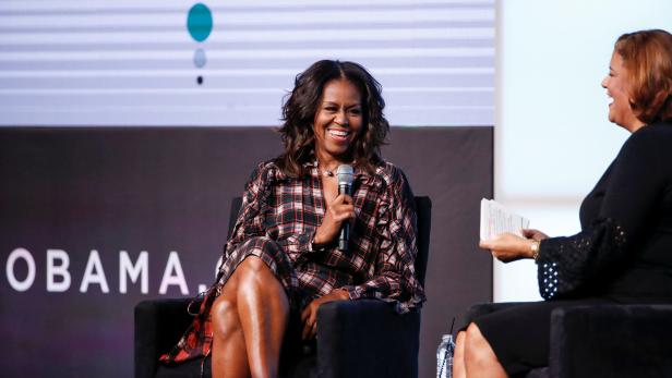 Michelle Obama holt ihr coolstes Kleid aus dem Schrank