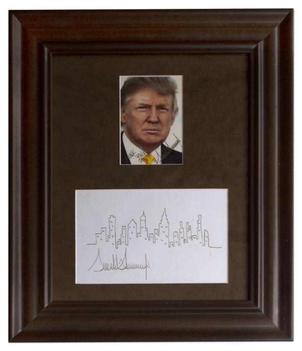 Trump-Skizze kommt für 7.000 Dollar unter den Hammer