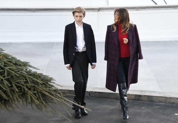 Ein Christbaum für Melania und Barron Trump