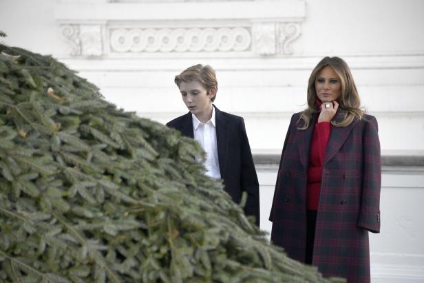 Ein Christbaum für Melania und Barron Trump