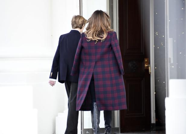 Ein Christbaum für Melania und Barron Trump