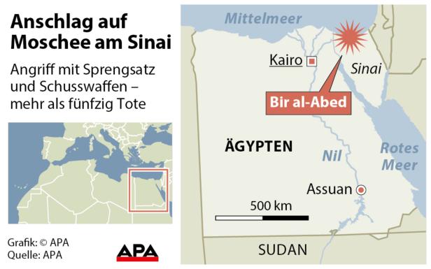 Sinai-Terror: Zahl der Toten auf 305 gestiegen