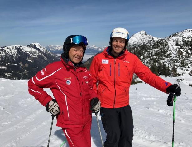 Auf der Piste mit dem Weltmeister