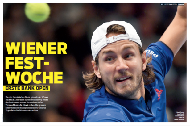 Jetzt im Handel: Das KURIER-Magazin "Tennis"