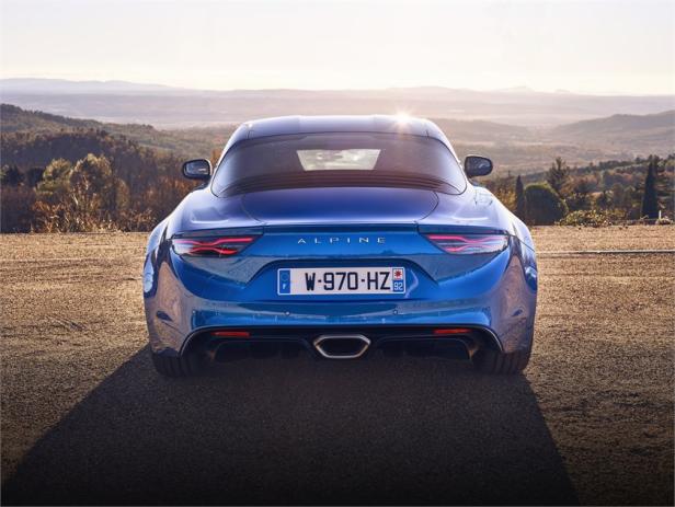 Erste Ausfahrt mit der neuen Alpine A 110