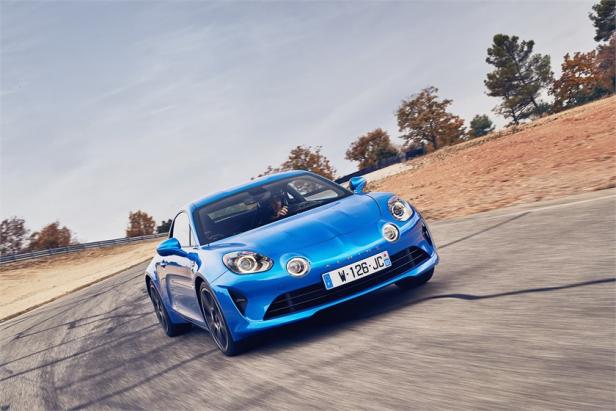 Erste Ausfahrt mit der neuen Alpine A 110