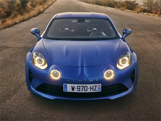 Erste Ausfahrt mit der neuen Alpine A 110