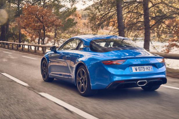 Erste Ausfahrt mit der neuen Alpine A 110