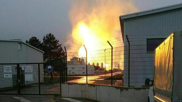 Gasexplosion in OMV-Gasstation