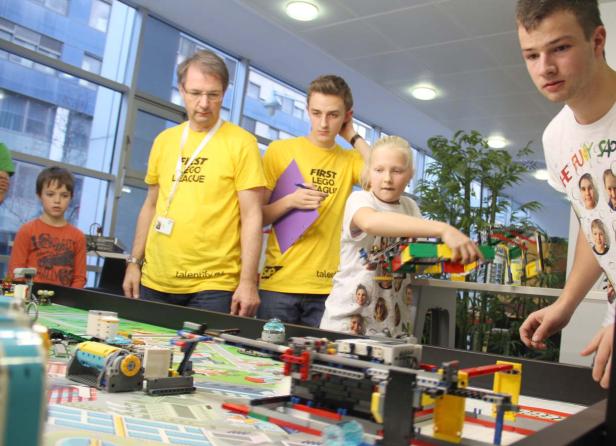 Fotos von der First Lego League in Wien