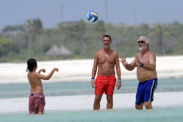 Nach Trennung: Briatore mit Sohn auf Single-Urlaub
