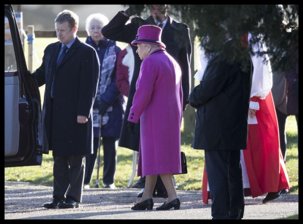 Kate & Pippa bei Queen: Gut behütet zum Kirchgang