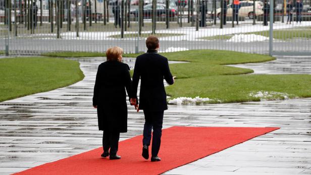 Die Bilder von Kurz' Besuch bei Merkel
