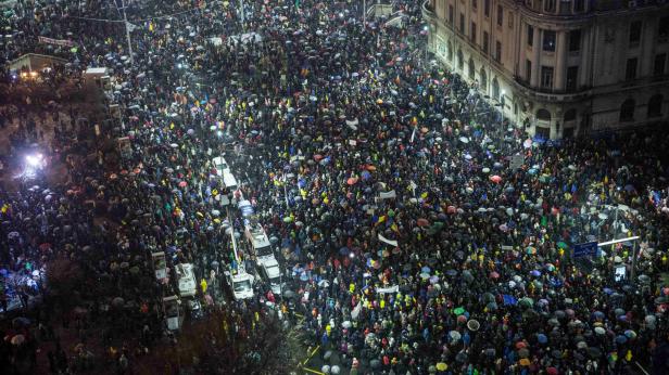Rumänien: Großdemo gegen geplante Strafrechtsnovelle