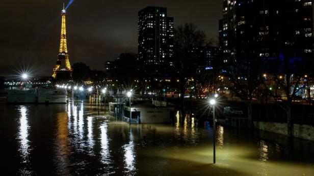 Paris: Hochwasser der Seine erreicht Höchststand