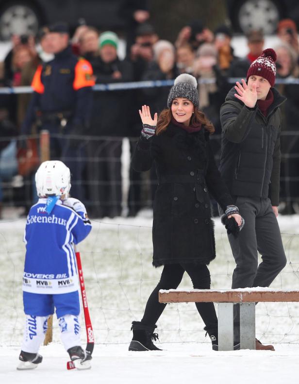 Schweden: Kate & William geben sich ganz cool