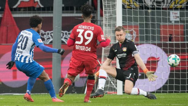 Lazaro trifft bei Hertha-Sieg über Leverkusen