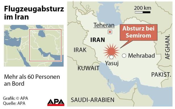 Flugzeugabsturz im Iran