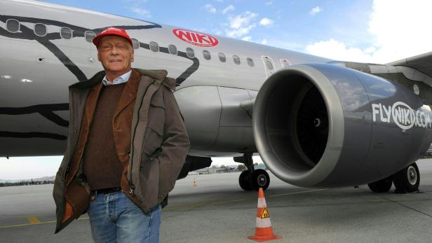Niki Lauda fliegt mit Leiharbeitern