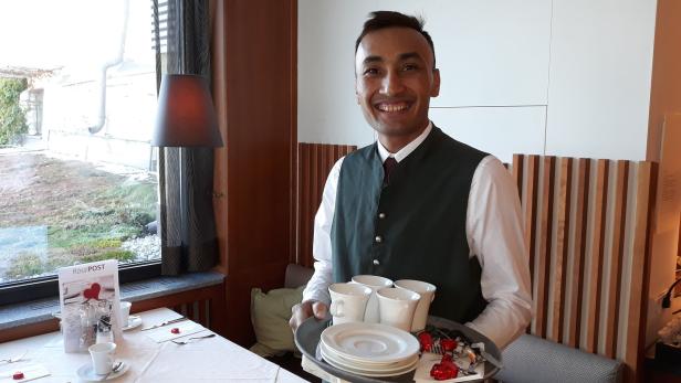 Rahmat Jafari will Restaurantfachmann werden