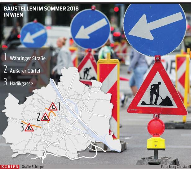 Baustellen in Wien: Securitys müssen Ziegelsteine bewachen